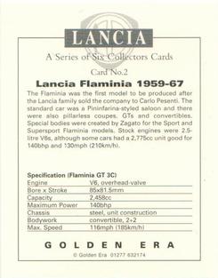 1998 Golden Era Lancia #2 Lancia Flaminia Back