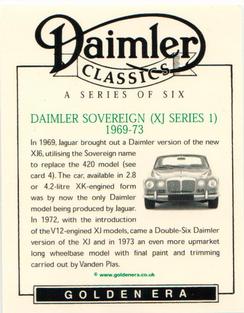 2004 Golden Era Daimler Classics #5 Dailmer Sovereign Back