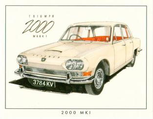 2002 Golden Era Triumph Saloon Cars Sixties and Seventies #3 2000 MKI Front