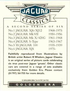 1993 Golden Era Jaguar Classics 2nd Series #NNO Jaguar Classics a second Series Back