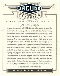 1993 Golden Era Jaguar Classics 2nd Series #2 Jaguar XJ-S Back
