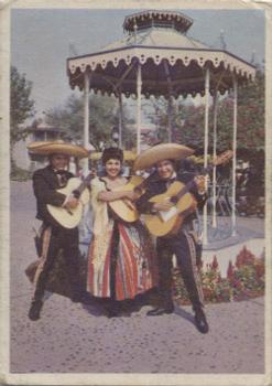 1965 Donruss Disneyland (Blue Back) #33 Disneyland's Gonzales Trio Entertain Guests at Mexican Village in Frontierland Front