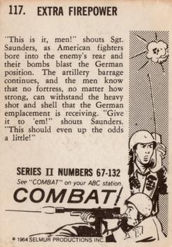 1964 Donruss Combat! (Series II) #117 Extra Firepower Back