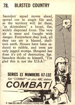 1964 Donruss Combat! (Series II) #78 Blasted Country Back
