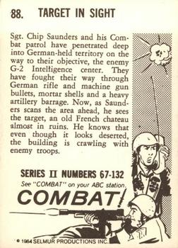 1964 Donruss Combat! (Series II) #88 Target in Sight Back