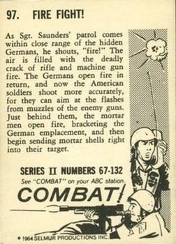 1964 Donruss Combat! (Series II) #97 Fire Fight! Back