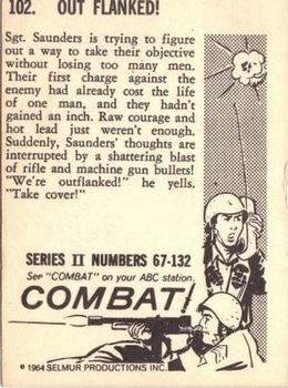 1964 Donruss Combat! (Series II) #102 Out Flanked! Back