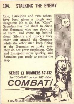 1964 Donruss Combat! (Series II) #104 Stalking the Enemy Back