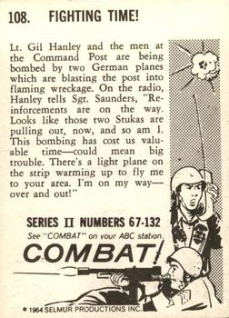 1964 Donruss Combat! (Series II) #108 Fighting Time! Back