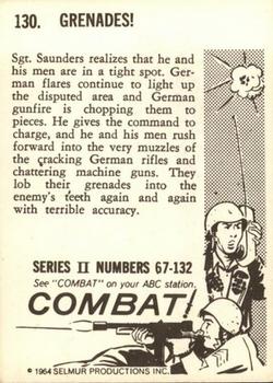 1964 Donruss Combat! (Series II) #130 Grenades! Back