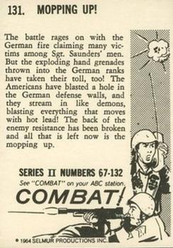 1964 Donruss Combat! (Series II) #131 Mopping Up! Back