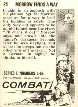 1963 Donruss Combat! (Series I) #24 Morrow Finds a Way Back
