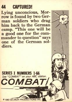 1963 Donruss Combat! (Series I) #44 Captured! Back