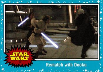 2015 Topps Star Wars Journey to the Force Awakens #12 Rematch with Dooku Front