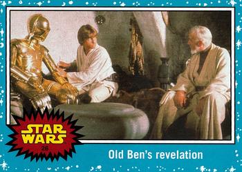 2015 Topps Star Wars Journey to the Force Awakens #26 Old Ben's revelation Front
