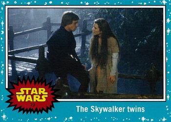 2015 Topps Star Wars Journey to the Force Awakens #73 The Skywalker twins Front