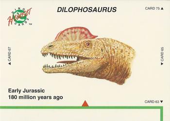 1992 DinoCardz #66 Dilophosaurus Front