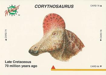 1992 DinoCardz #75 Corythosaurus Front