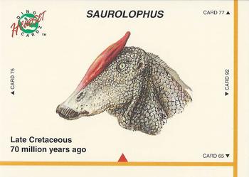 1992 DinoCardz #76 Saurolophus Front