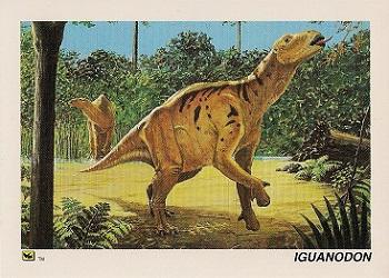 1992 DinoCardz #8 Iguanodon Front