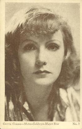 1932 Drake's Cake Movie Stars (D32) #3 Greta Garbo Front