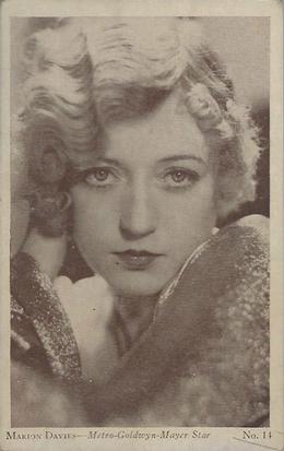 1932 Drake's Cake Movie Stars (D32) #14 Marion Davies Front