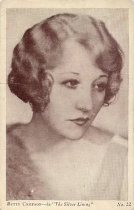 1932 Drake's Cake Movie Stars (D32) #22 Betty Compson Front