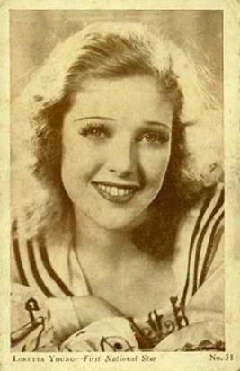 1932 Drake's Cake Movie Stars (D32) #31 Loretta Young Front