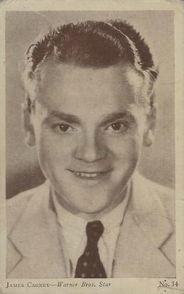 1932 Drake's Cake Movie Stars (D32) #34 James Cagney Front