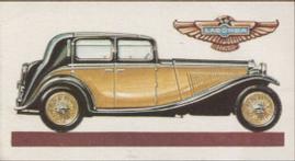 1968 Brooke Bond History Of The Motor Car #36 1934 Lagonda 4 1/2 Litre Saloon Front