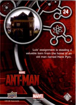 2015 Upper Deck Marvel Ant-Man #24 Luis' assignment is stealing a valuable item... Back