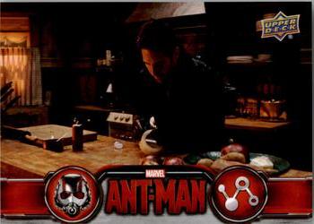 2015 Upper Deck Marvel Ant-Man #26 Scott uses tape to pick up Hank's fingerprints... Front