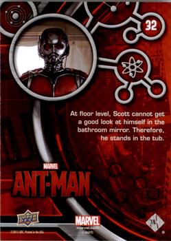 2015 Upper Deck Marvel Ant-Man #32 At floor level... Back