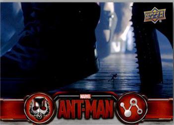 2015 Upper Deck Marvel Ant-Man #33 After shrinking, Scott falls through a crack... Front