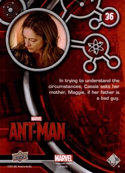 2015 Upper Deck Marvel Ant-Man #36 In trying to understand the circumstances... Back