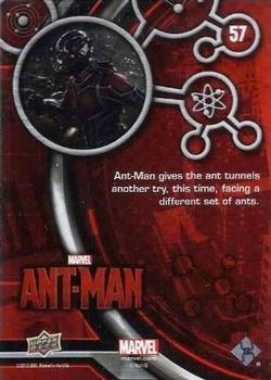2015 Upper Deck Marvel Ant-Man #57 Ant-Man gives the ant tunnels another try... Back