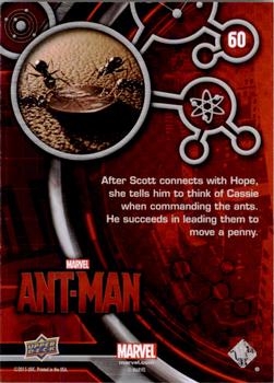 2015 Upper Deck Marvel Ant-Man #60 After Scott connects with Hope... Back