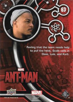 2015 Upper Deck Marvel Ant-Man #63 Feeling that the team needs help... Back