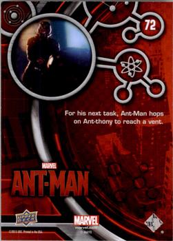 2015 Upper Deck Marvel Ant-Man #72 For his next task... Back