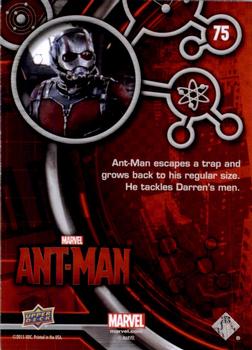 2015 Upper Deck Marvel Ant-Man #75 Ant-Man escapes a trap... Back