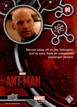 2015 Upper Deck Marvel Ant-Man #80 Darren takes off on the helicopter... Back