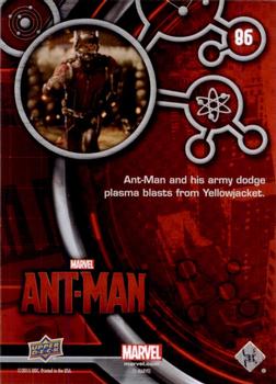 2015 Upper Deck Marvel Ant-Man #86 Ant-Man and his army dodge plasma blasts... Back