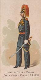 1888 Kinney Tobacco Military (N224) #NNO Captain Signal Corps, U.S.A. 1886 Front