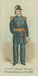 1888 Kinney Tobacco Military (N224) #NNO Brigadier General, U.S.A. 1886 Front