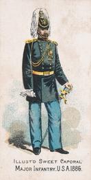 1888 Kinney Tobacco Military (N224) #NNO Major Infantry, U.S.A. 1886 Front