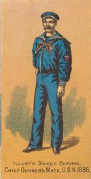 1888 Kinney Tobacco Military (N224) #NNO Chief Gunner's Mate, U.S.N. 1886 Front