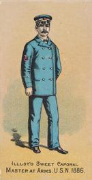 1888 Kinney Tobacco Military (N224) #NNO Master at Arms, U.S.N. 1886 Front
