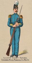 1888 Kinney Tobacco Military (N224) #NNO Escambra Rifles, Pensacola, Fla. Militia Front