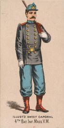 1888 Kinney Tobacco Military (N224) #NNO 4th Bat. Inf. Mass. V.M. Front