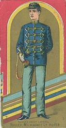 1888 Kinney Tobacco Military (N224) #NNO Bugler, Milwaukee Lt. Horse Front